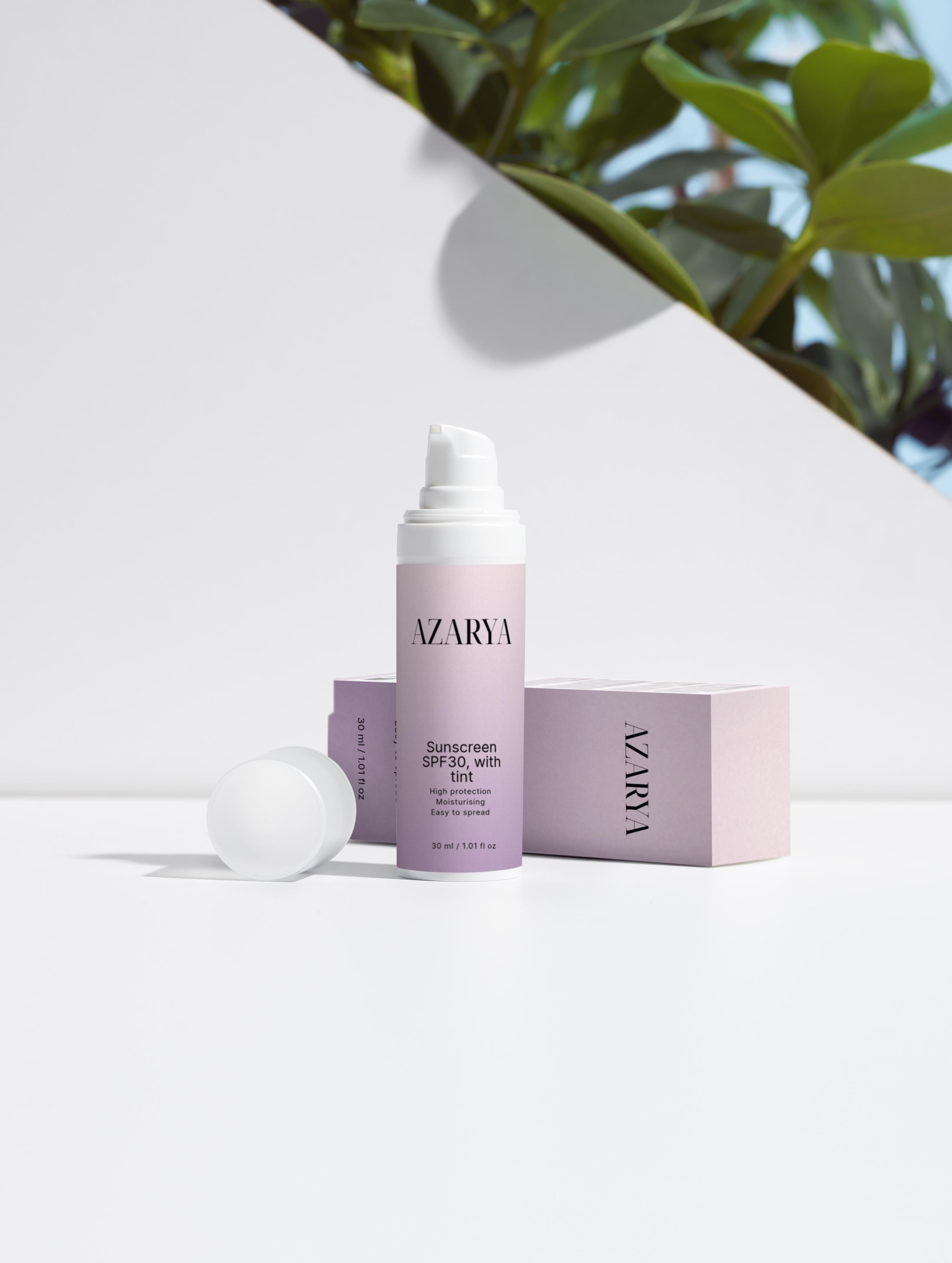 Sunscreen SPF30, with tint