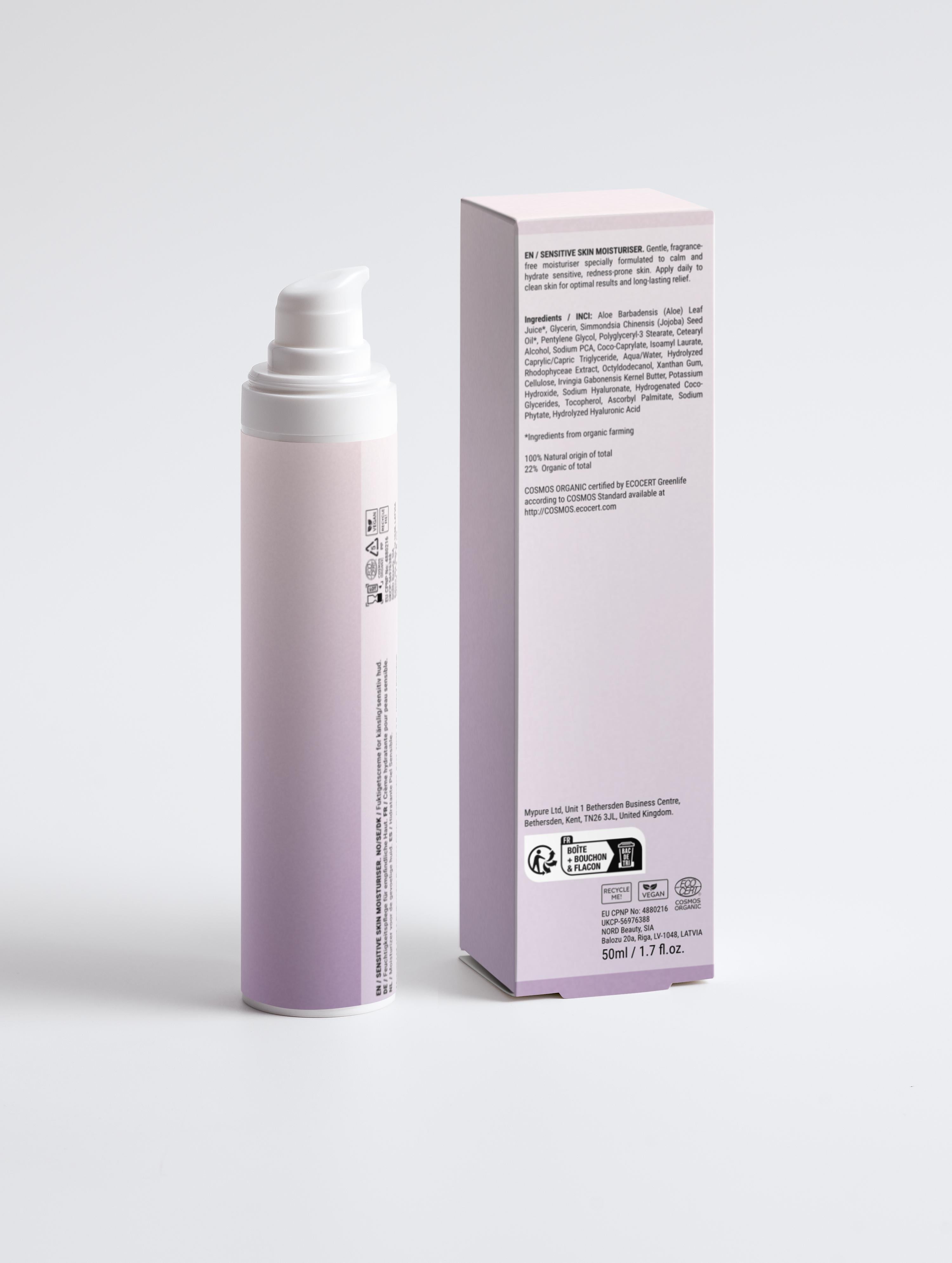 Sensitive Skin Moisturiser, Fragrance Free
